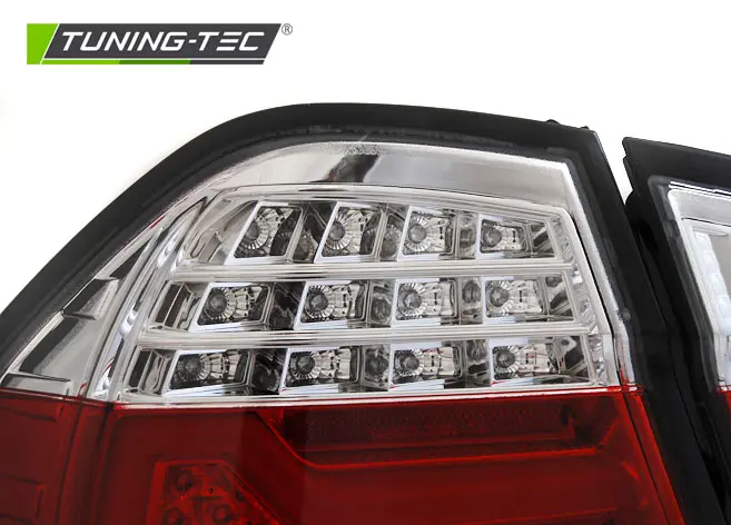 Tail lights BMW E90 05-08 LED BAR Red White – náhľad 3