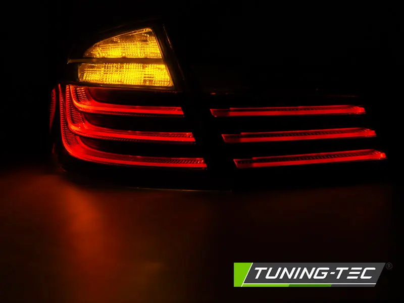 Tail lights BMW F10 10-13 LED BAR Black Chrome – náhľad 3