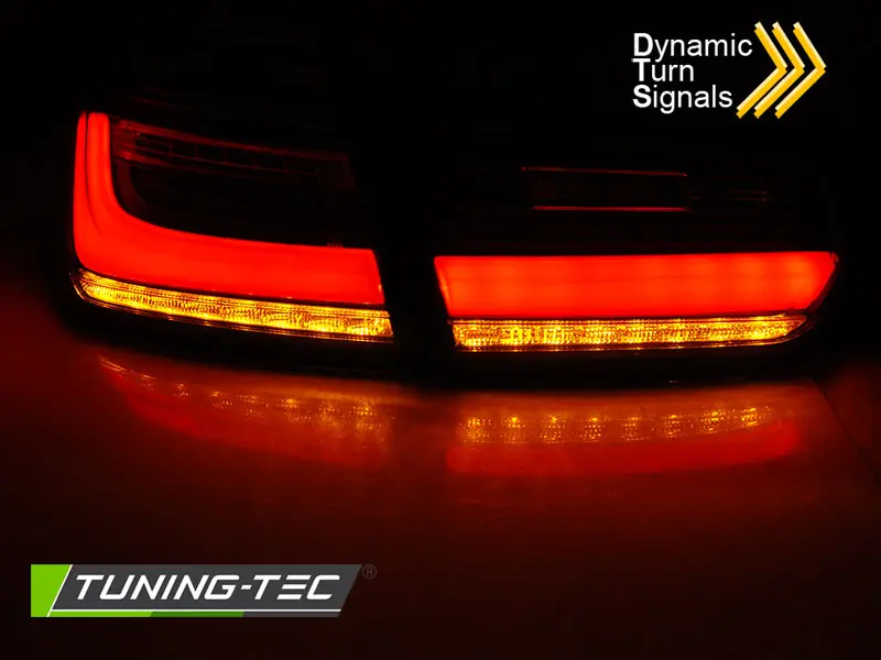 Tail lights BMW F30 11-15 LED BAR Dynamic Black Smoke – náhľad 3