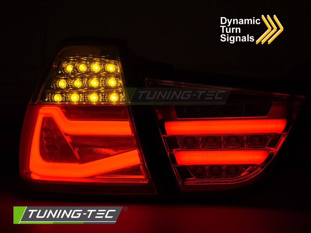 Tail lights BMW E90 LCI 09-11 LED Dynamic Red White – náhľad 3
