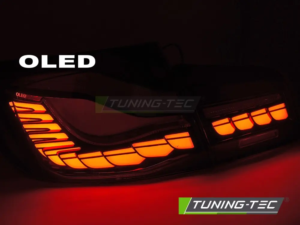 Tail lights BMW F10 10-16 OLED Dynamic Smoke – náhľad 3