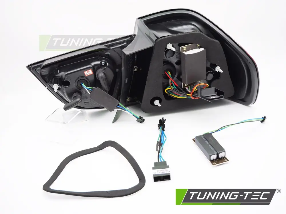 Tail lights BMW E90 LCI 09-11 LED Black Smoke – náhľad 4