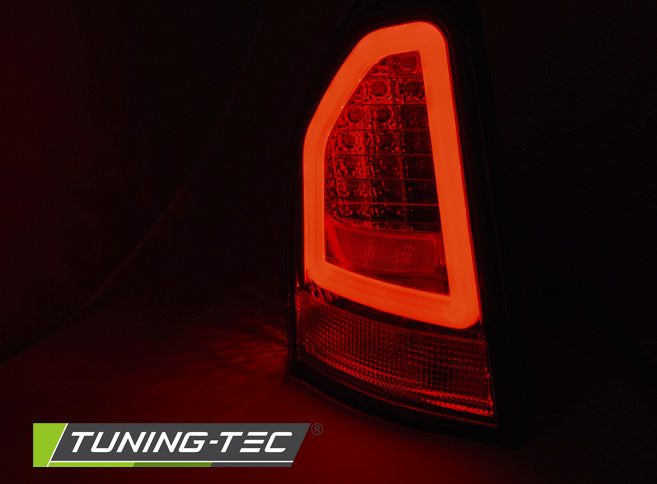 Tail lights Chrysler 300C 05-08 LED BAR Black – náhľad 2
