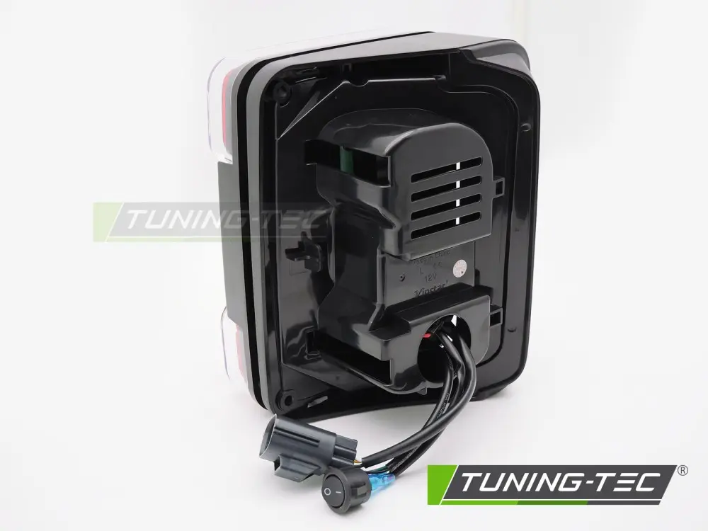 Tail lights Jeep Wrangler JK 07-18 LED Black – náhľad 6