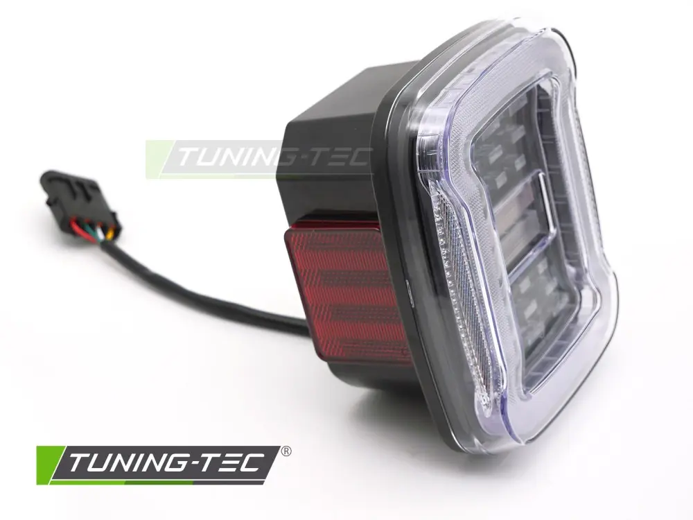 Tail lights Jeep Wrangler YJ TJ 91-06 LED White – náhľad 2