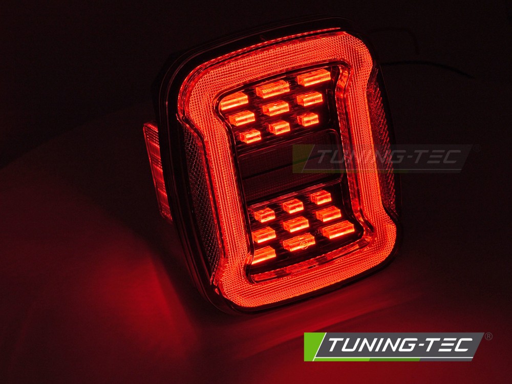 Tail lights Jeep Wrangler YJ TJ 91-06 LED White – náhľad 5