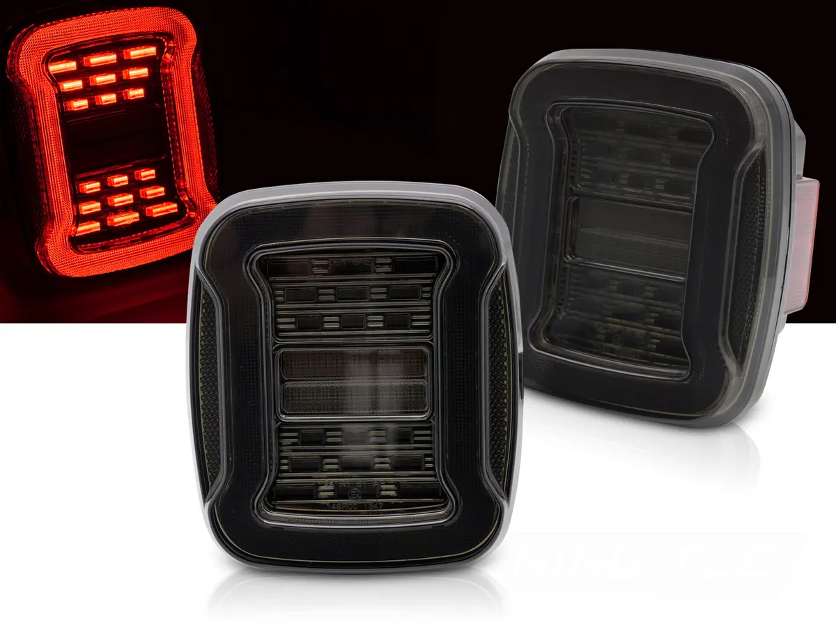 Tail lights Jeep Wrangler YJ TJ 91-06 LED Smoke