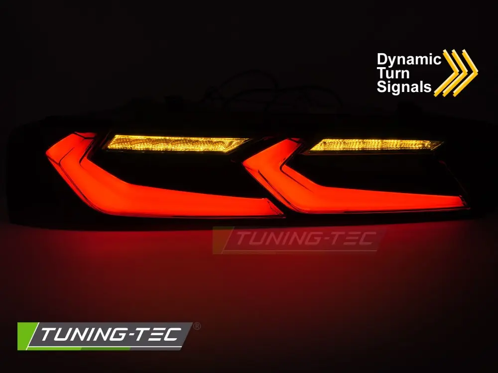 Tail lights Chevrolet Camaro 16-18 LED Red Black – náhľad 4