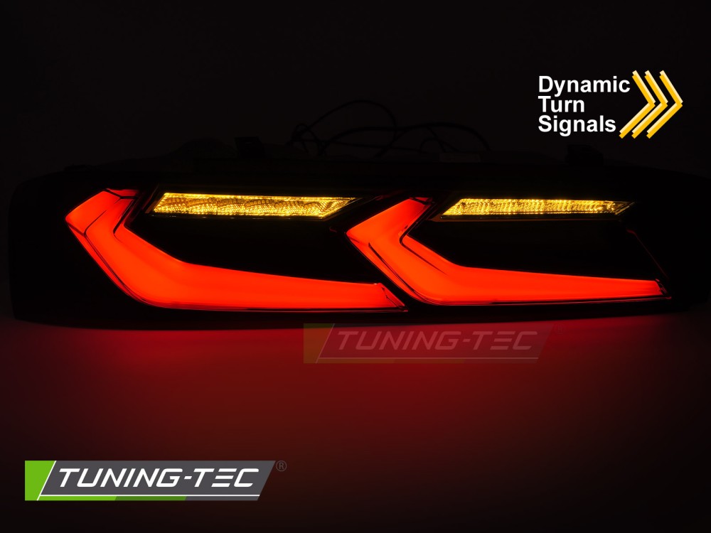 Tail Lights Chevrolet Camaro 16-18 LED Black Smoke – náhľad 4