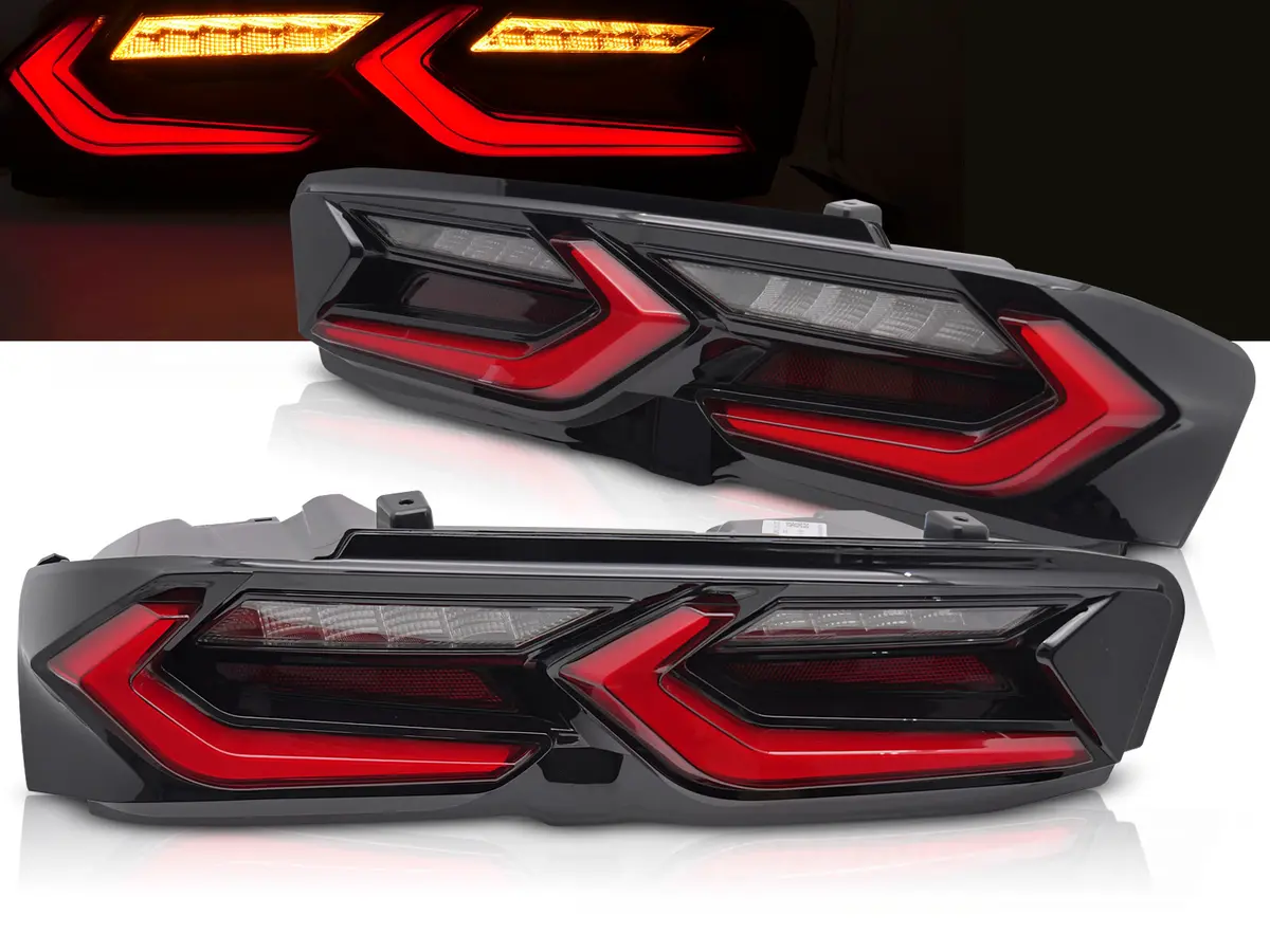 Tail lights Chevrolet Camaro 19-23 LED Red Black