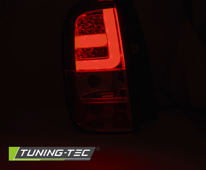 Tail lights Dacia Duster 10-17 LED BAR Red Smoke – náhľad 2