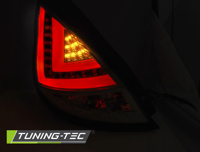 Tail lights Ford Fiesta MK7 12-16 HB LED BAR Red White – náhľad 2