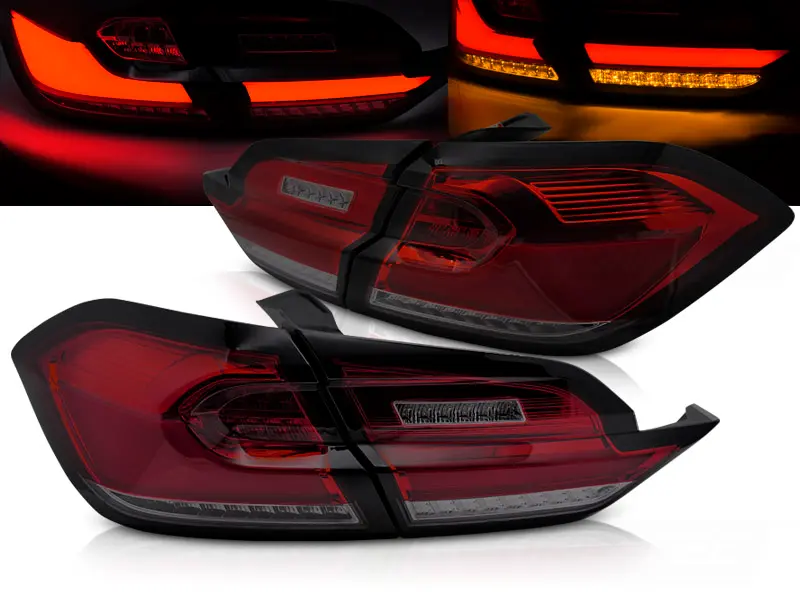 Tail lights Ford Fiesta MK8 17-21 Red Smoke
