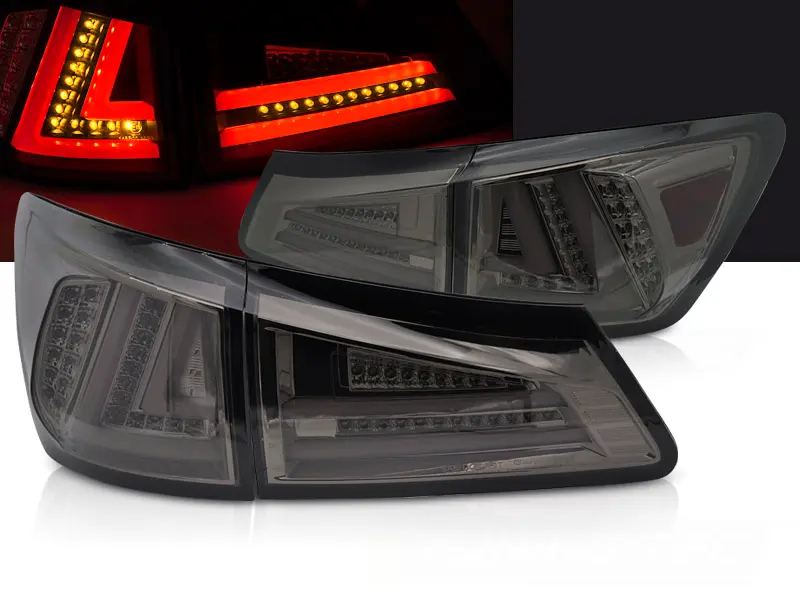 Tail lights Lexus IS II 06-13 LED Smoke