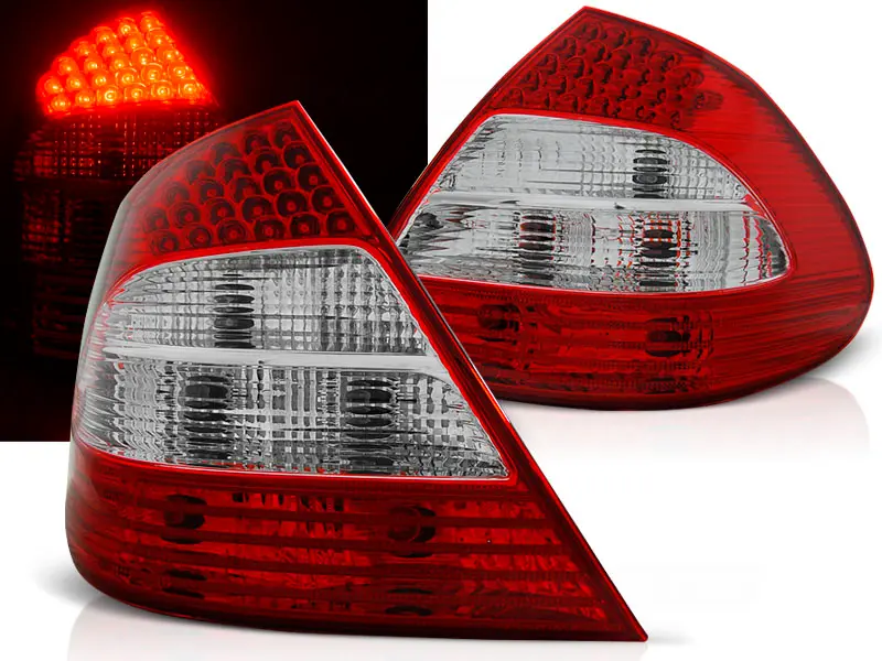 Tail lights Mercedes E W211 Sedan 02-06 LED Red White