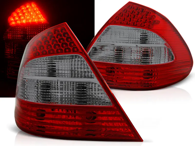 Tail Lights Mercedes E W211 Sedan 02-06 LED Red Smoke