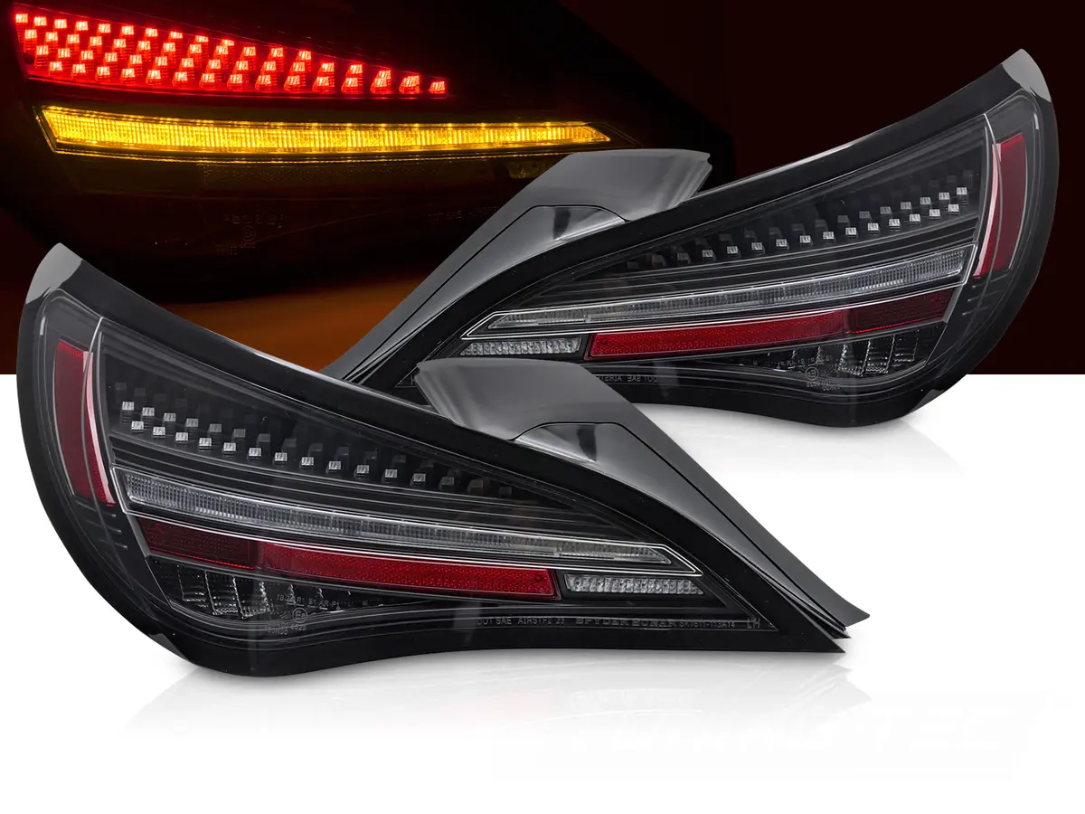 Tail lights Mercedes CLA C117 13-19 LED Black