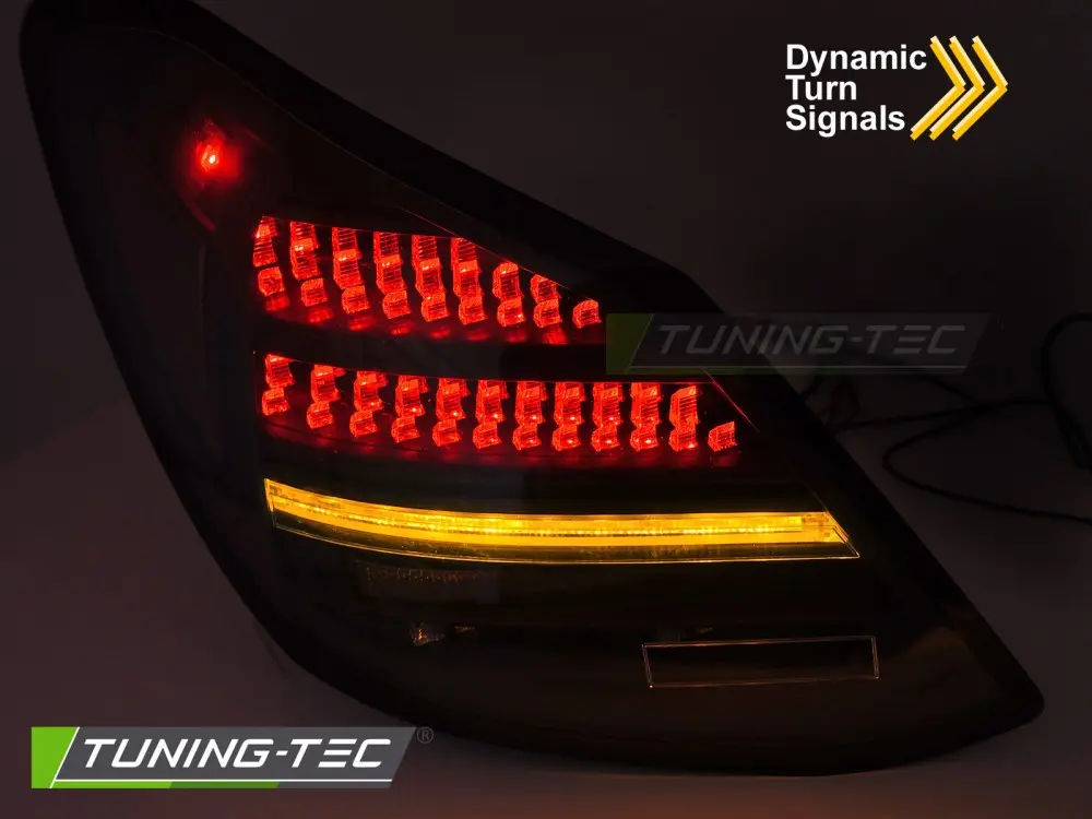 Tail Lights Mercedes C-Class W205 14-21 LED Red Smoke (replaces OEM LED lights) – náhľad 2