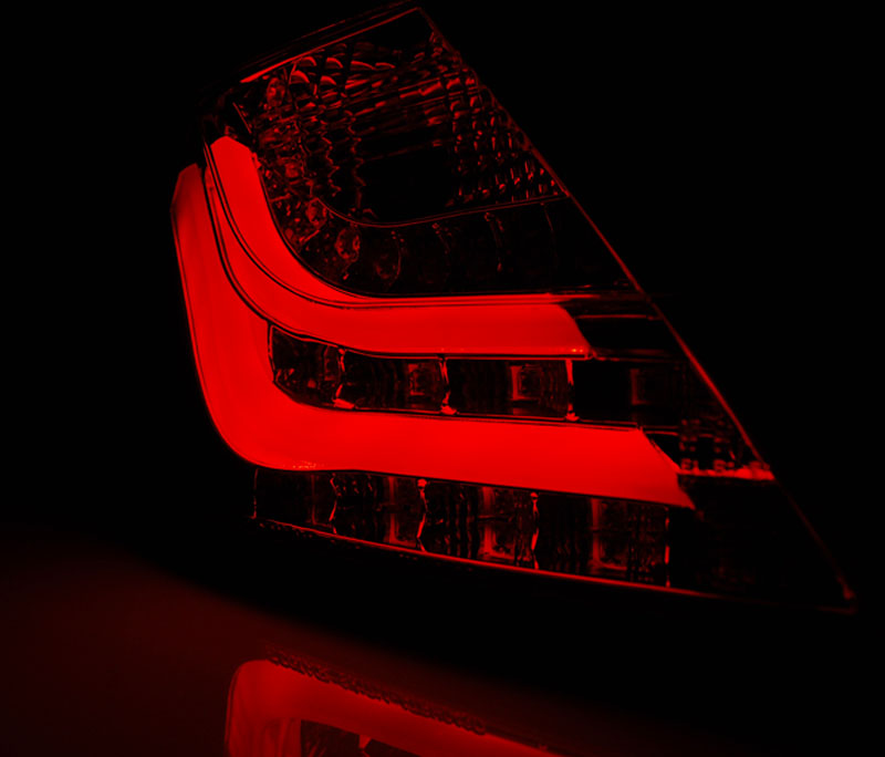 Tail lights Opel Astra H 04-09 LED BAR 3D Chrome – náhľad 3