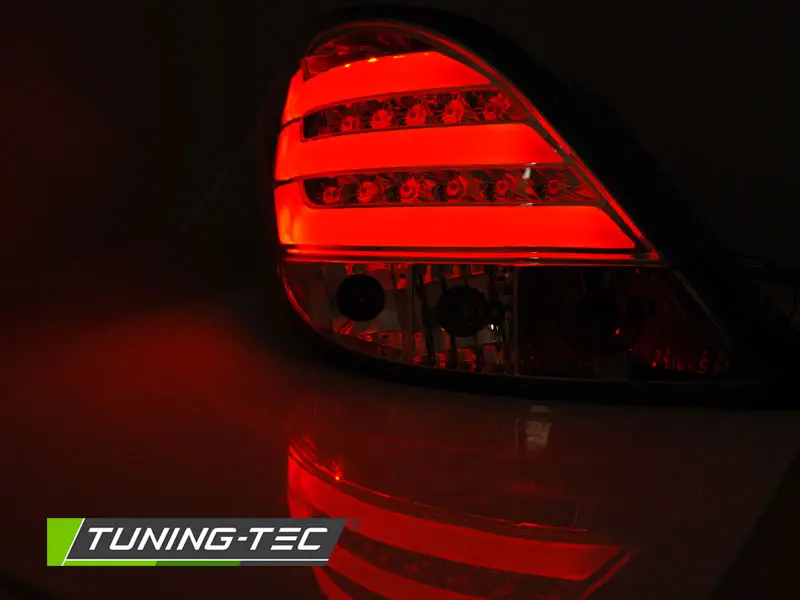 Tail lights Peugeot 207 06-09 LED BAR Red White – náhľad 3
