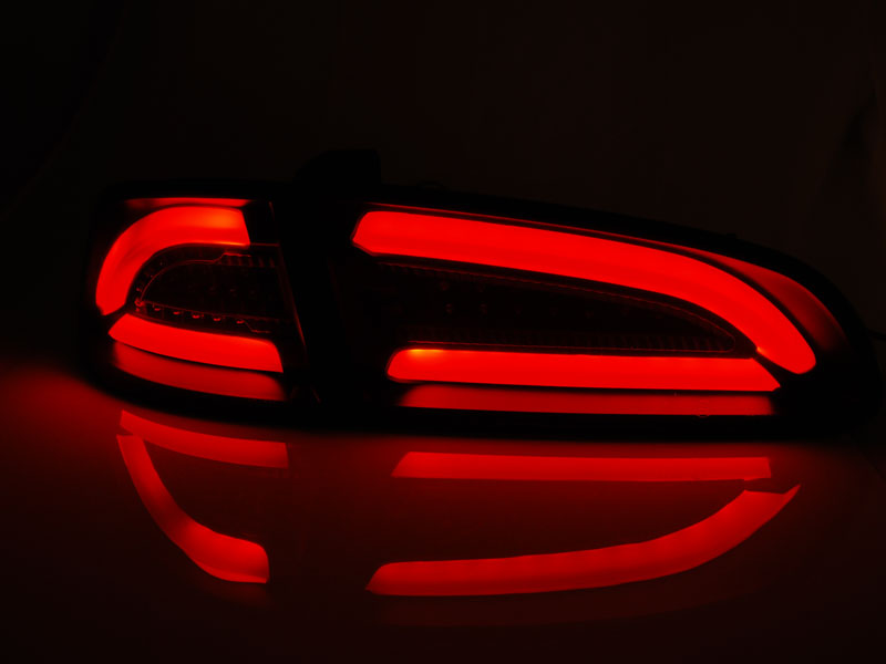 Tail lights Seat Ibiza 02-08 Red LED BAR Smoke – náhľad 2