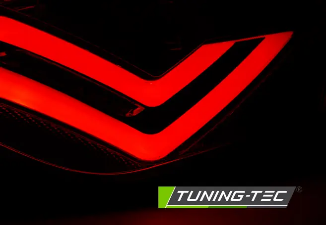 Tail lights Seat Ibiza 6J 08-12 LED BAR 3D Black – náhľad 4