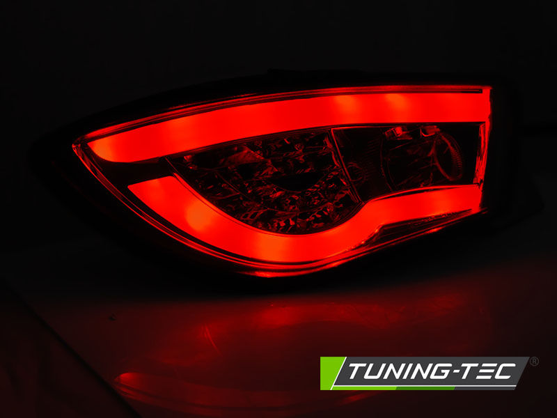 Tail Lights Seat Ibiza 6J 08-12 3D LED Smoke – náhľad 2
