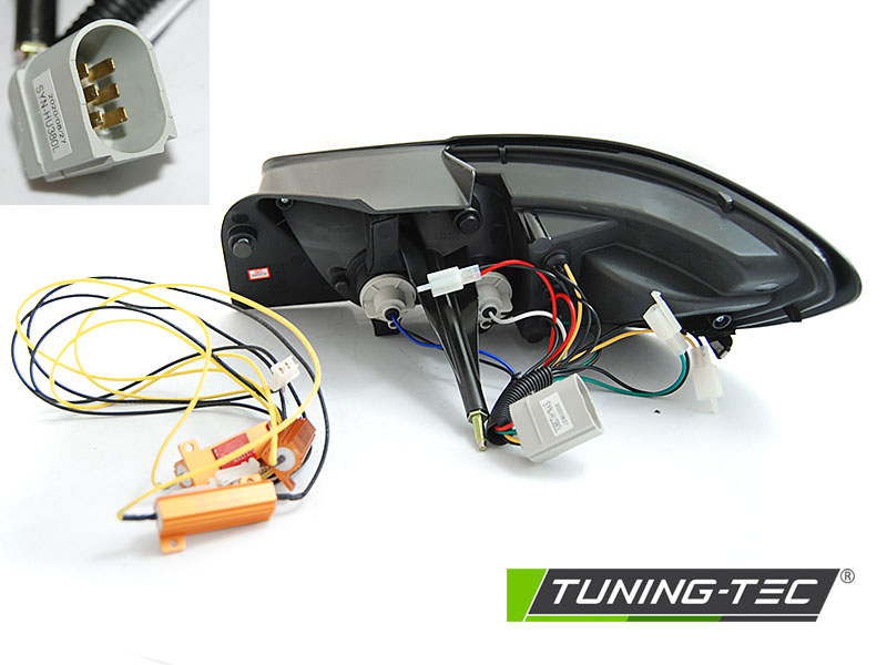 Tail Lights Seat Ibiza 6J 08-12 3D LED Smoke – náhľad 5