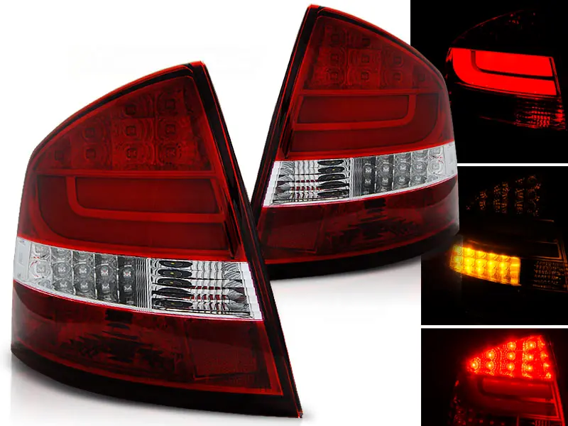 Zadné svetlá Škoda Octavia 2 Sedan Red LED BAR