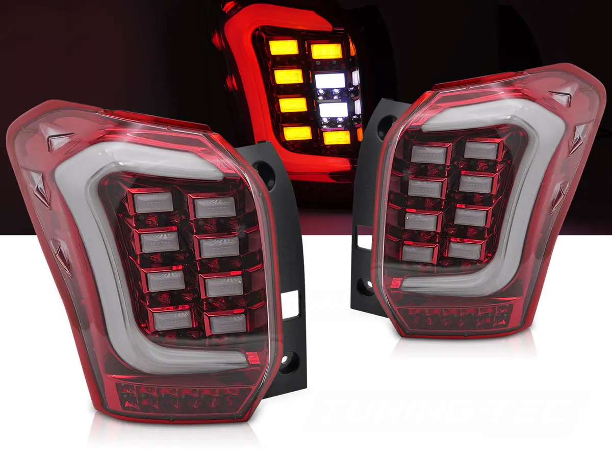 Tail lights Subaru Forester 4 13-18 LED Red White