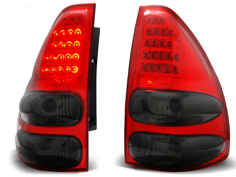 Tail lights Toyota Land Cruiser 120 03-09 LED Red Smoke