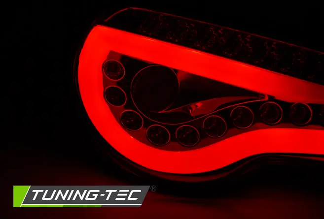 Tail lights Toyota GT86 12-16 LED BAR Black – náhľad 3