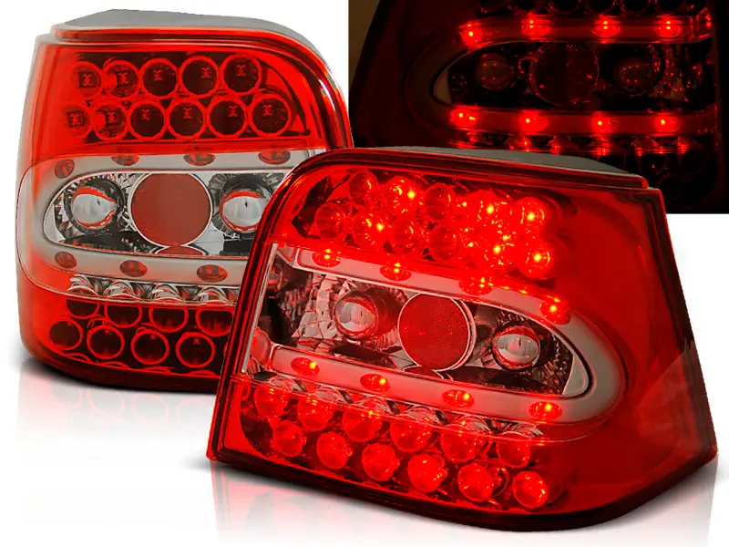 Tail lights VW Golf 4 97-03 LED Red White