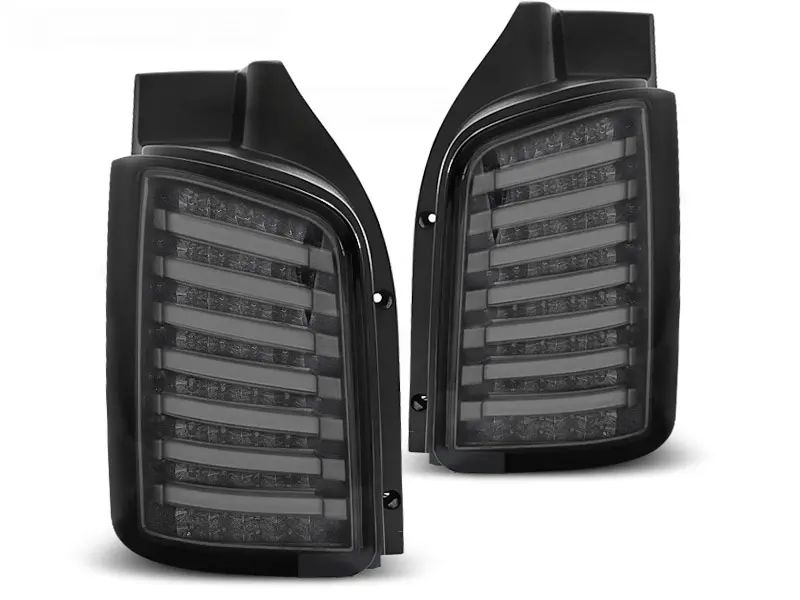 Tail lights VW T5 03-15 LED Smoke (barn doors)