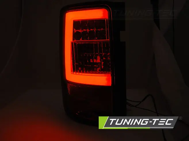 Tail lights VW Caddy 03-14 LED BAR Red Smoke – náhľad 2