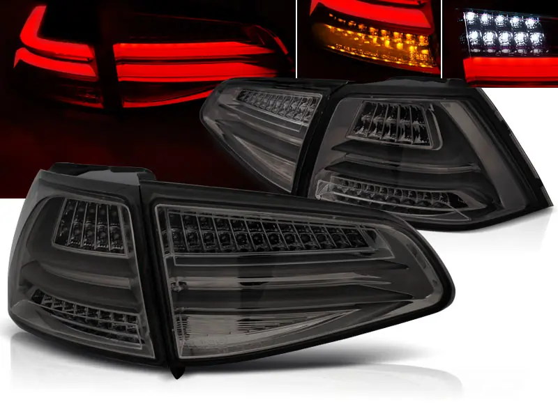 Tail lights VW Golf 7 LED BAR Smoke