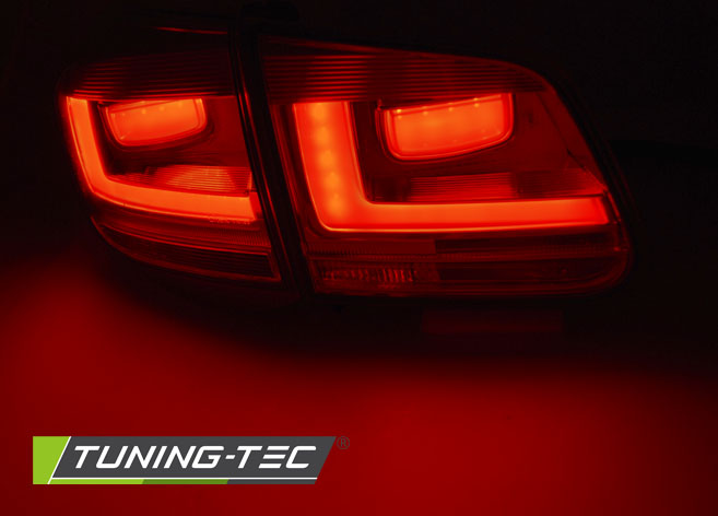 Tail lights VW Tiguan 07-11 Red LED BAR – náhľad 3