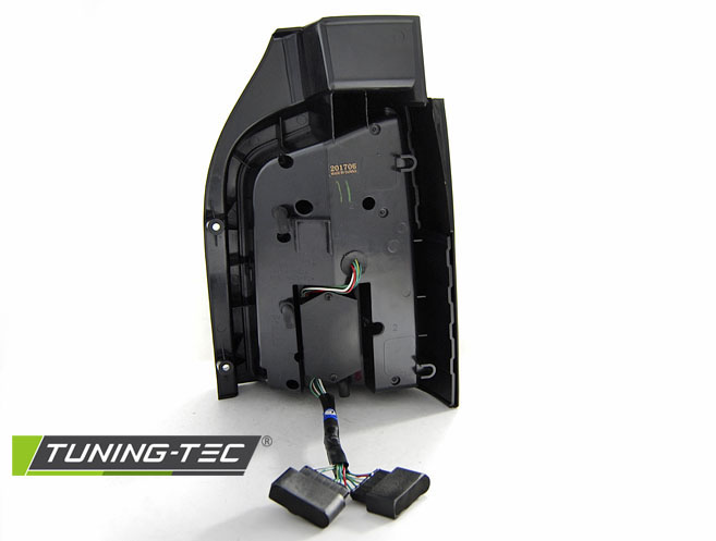 Tail lights VW T5 03-15 LED Black Smoke White (barn doors) – náhľad 5