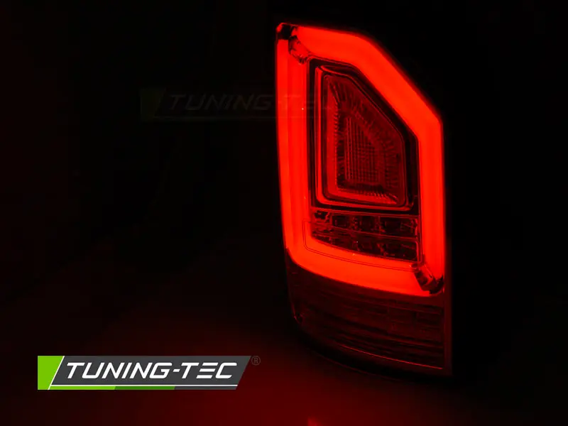 Tail lights VW T6 Bulb LED BAR Dynamic Red Smoke (tailgate) – náhľad 3