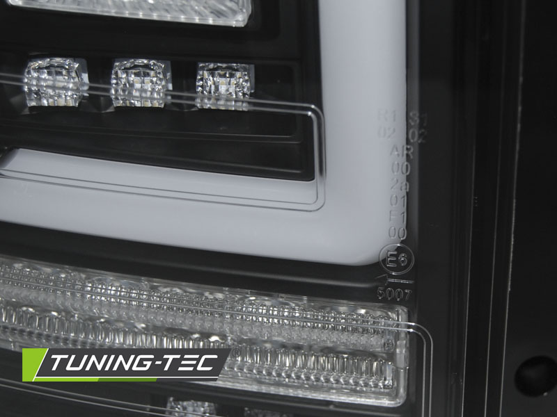 Tail lights VW T5 10-15 LED Dynamic Black (barn doors) – náhľad 2