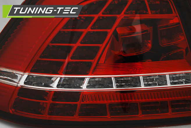 Tail lights VW Golf 7 13-17 Dynamic Red White – náhľad 2