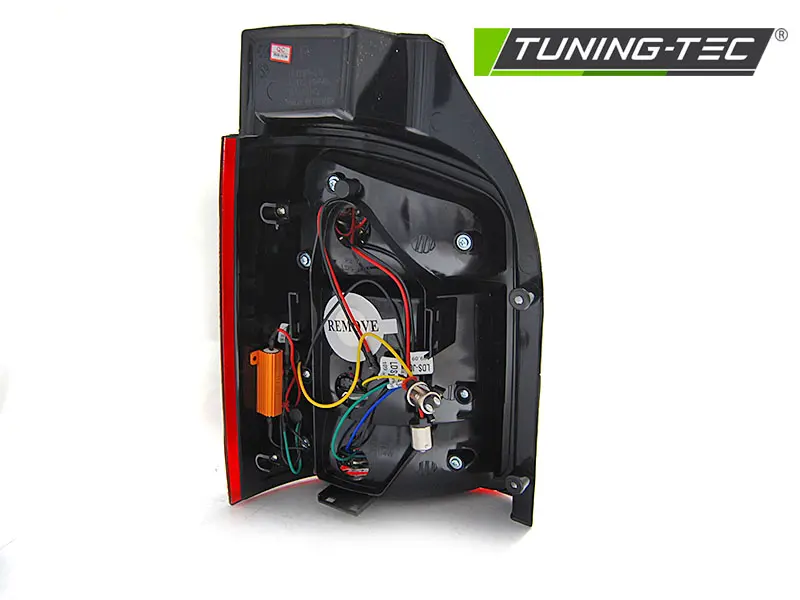 Tail lights VW T5 10-15 LED Smoke (barn doors) – náhľad 3