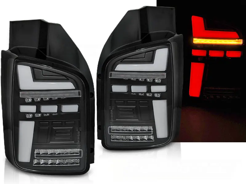 Tail Lights VW T6.1 Bulb Black (barn doors)