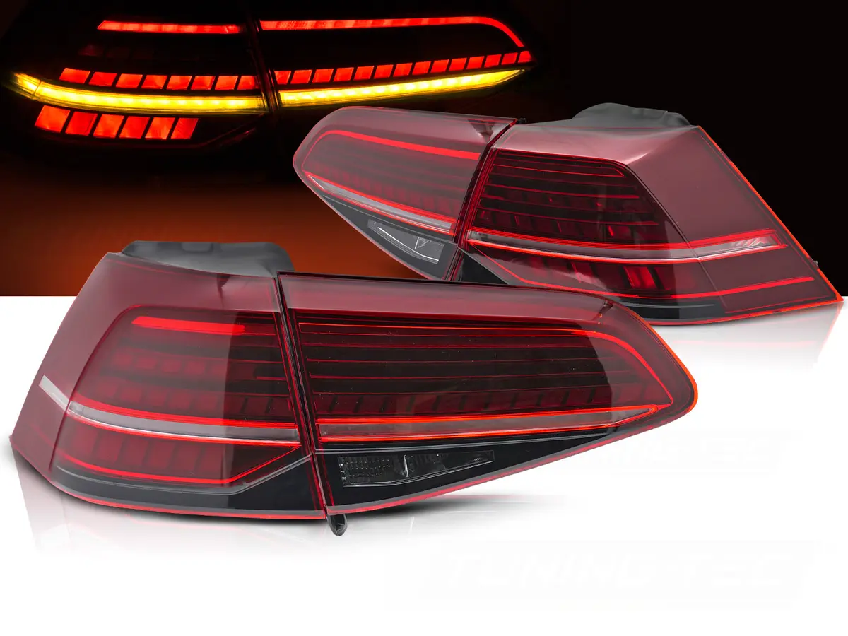Tail lights VW Golf 7 13-19 Hatchback Red LED Dynamic