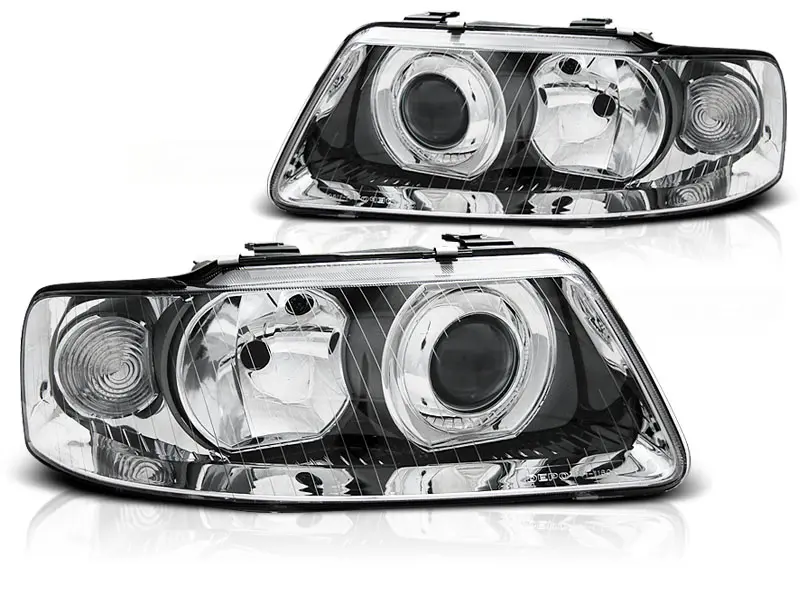 Headlights Audi A3 00-03 Chrome
