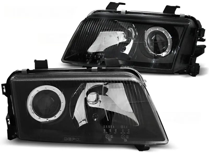 Headlights Audi A4 B5 94-98 Black