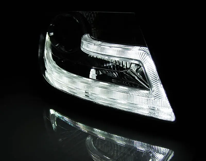 Headlights Audi A4 B8 08-11 TRU-DRL Chrome – náhľad 2