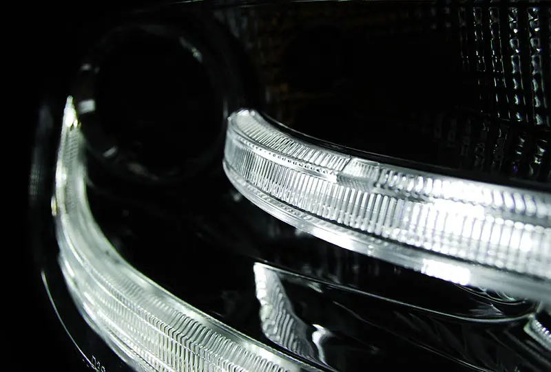 Headlights Audi A4 B8 08-11 TRU-DRL Xenon Chrome – náhľad 3