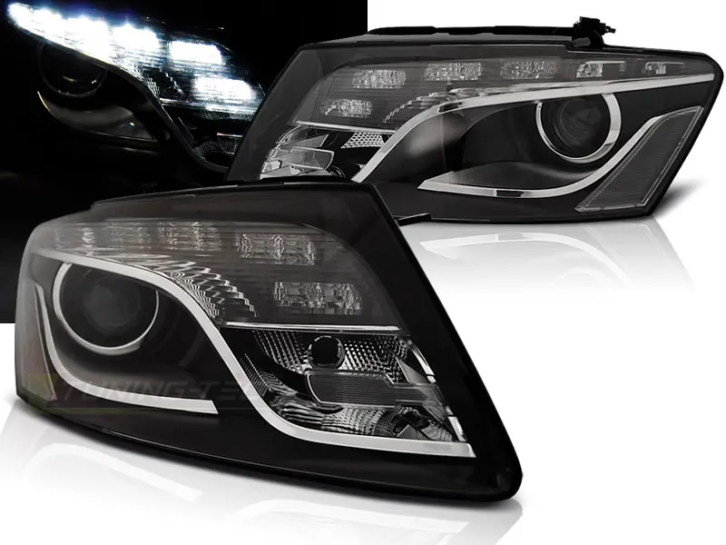 Predné svetlá Audi Q5 08-12 Black