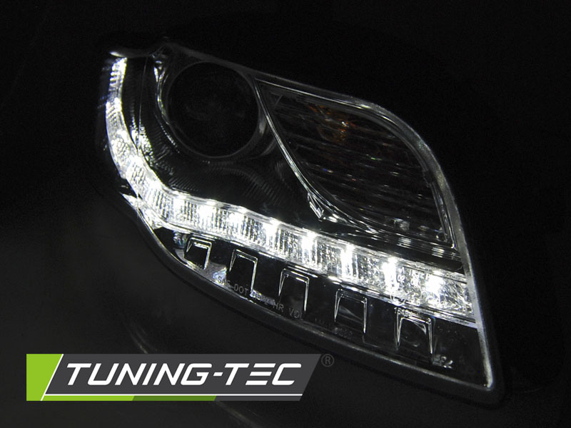 Headlights Audi A4 B7 04-08 DE Chrome – náhľad 4